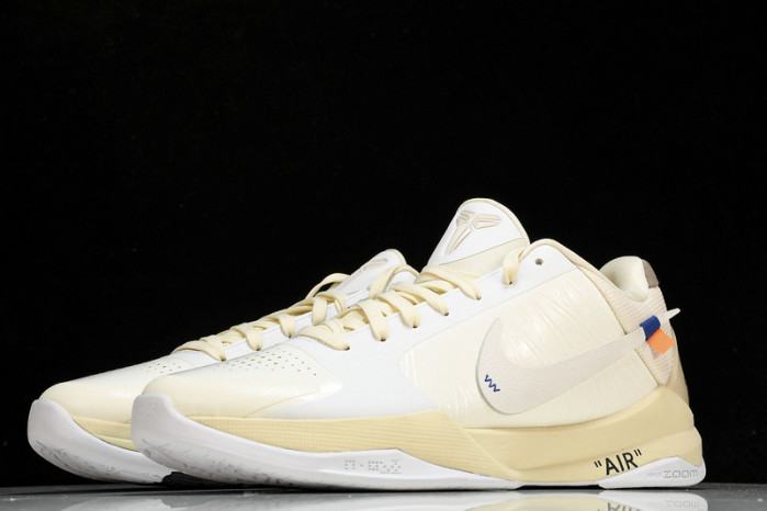 Nike Kobe 5 Protro Undefeated Rice White  DB4796-101
