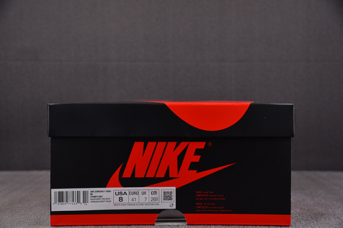 Air Jordan 1 High ’85 “Bred” Black/Varsity Red-White  HV6674-067